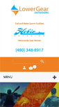 Mobile Screenshot of lowergear.com